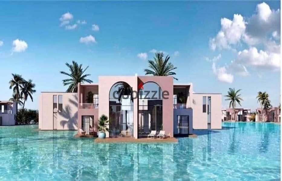 Chalet With garden sea View For Sale June Sodic North Coast شالية بجاردن متشطب للبيع ع البحر مباشرة الترا لوكس جون سوديك رأس الحكمة 6