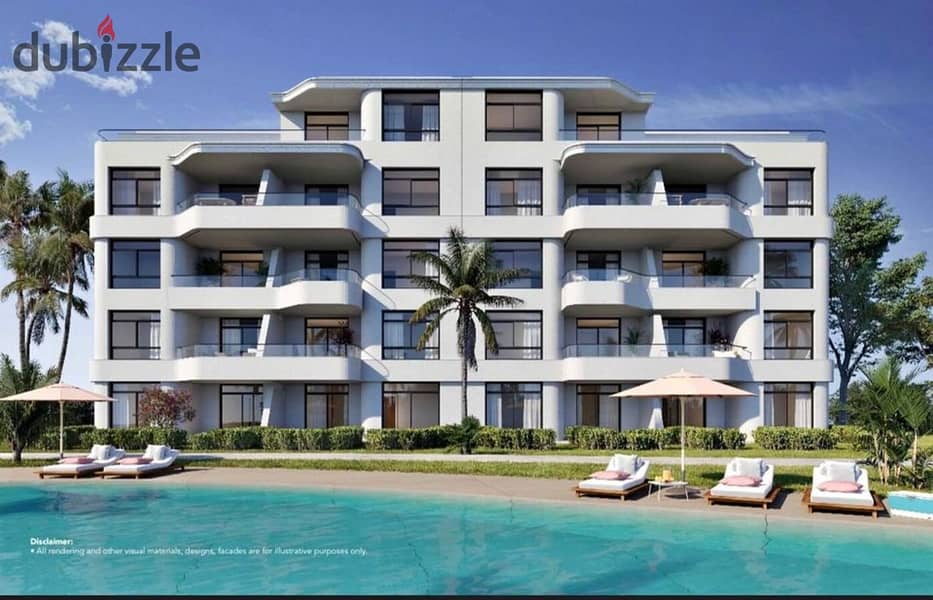 شالية بجاردن متشطب للبيع ع البحر مباشرة الترا لوكس جون سوديك رأس الحكمة Chalet With garden sea View For Sale June Sodic North Coast 7