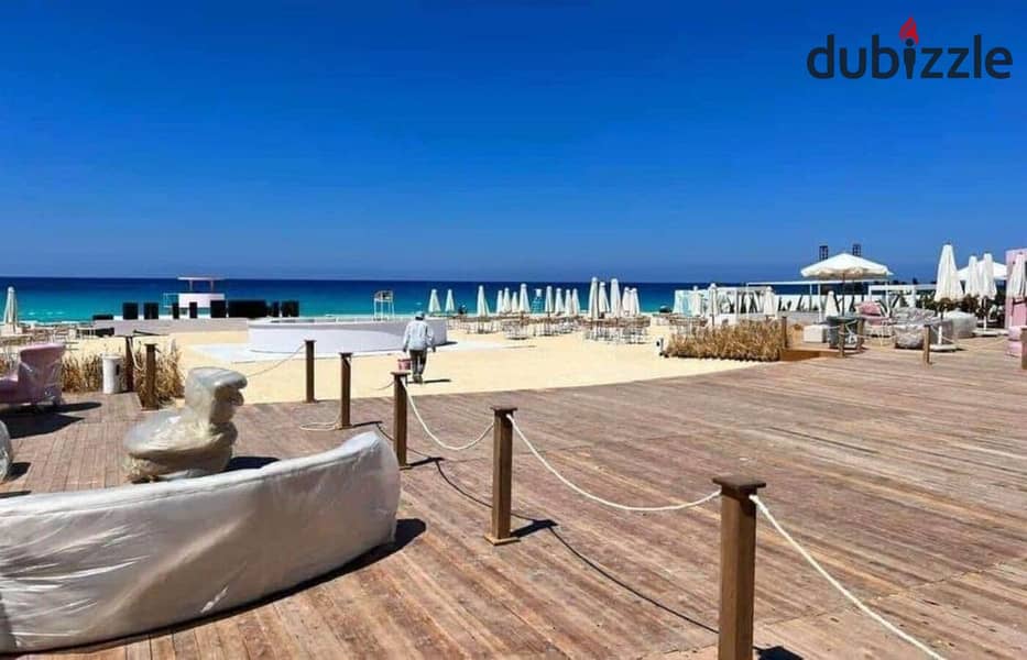 شالية بجاردن متشطب للبيع ع البحر مباشرة الترا لوكس جون سوديك رأس الحكمة Chalet With garden sea View For Sale June Sodic North Coast 11