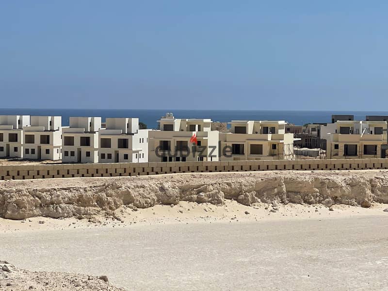 Seashore North Coast شالية للبيع 110متر متشطب في سي شور هايد بارك الساحل الشمالي فيو مباشرة على لاجون 14