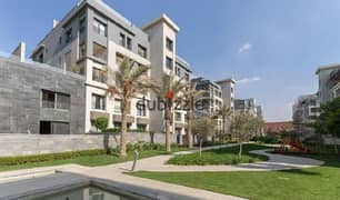 Appartment for sale 190m innew cairo trio gardens compound open view