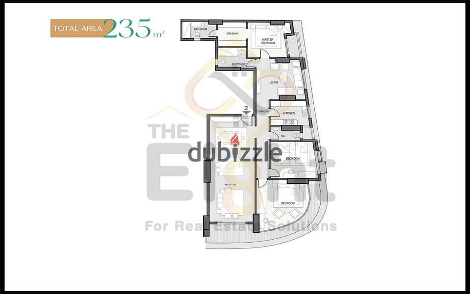 Residential Units for Sale with Areas of 235 m - 255 m Stanley (directly on the sea) 4