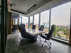 مكتب متشطب للبيع بالسعر القديم على شارع التسعين الشمالي مباشرا التجمع الخامس-Old Price Office for sale (finished) direct on North 90st, 5th settlement