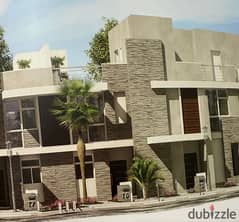 Twin house For sale, 407m+100m garden in New capital ElMaksed compound ultra super lux