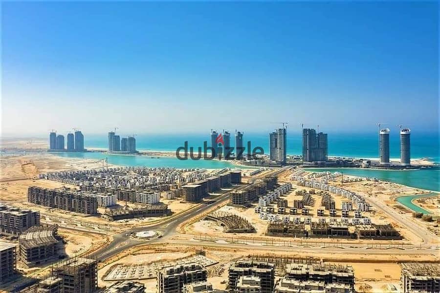 بمقدم 700 الف امتلك شاليه ارضي بجاردن متشطب (جاهز للمعاينه) مزارين العلمين الجديدة  - Chalet ground + garden sea view & fully finished (Ready to show) 6