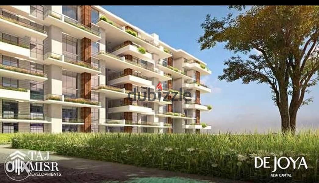 Duplex with garden for sale, 282 meters, fully finished, with a 5% down payment and installments up to 10 years in New Zayed City, DEJOYA Compound 6