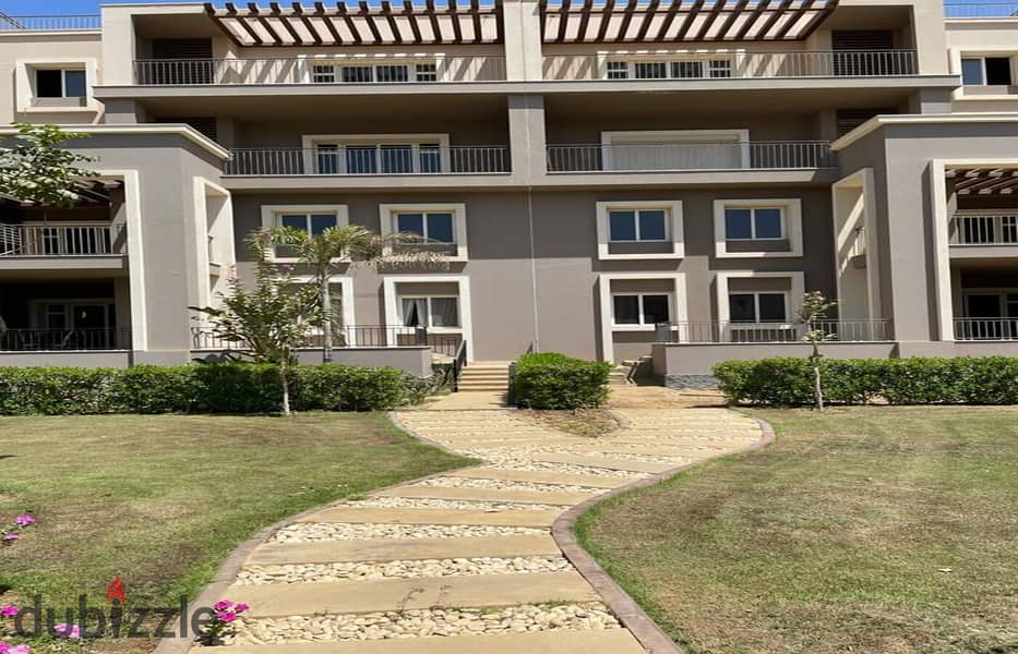 For sale Apartment finished with garden with air conditioners and a kitchen Sodic October Plaza 2