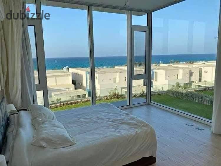 تاون هاوس بتراس مفتوح متشطب بالكامل سوبر لوكس للبيع فى قريه مزارين العالمين الجديده MAZARINE NORTH COAST 4