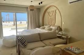 شاليه متشطب دبل فيو بحر+ لاجون ( بمقدم 600 الف) 10 سنين قسط ,هاسيندا راس الحكمة Sea View Chalet (ONLY 600K DP & 10Y installment) Hacienda Ras Elhekma