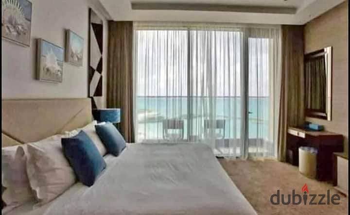 Apartment for sale on the sea, fully finished, immediate receipt in the new City of Alamein 3