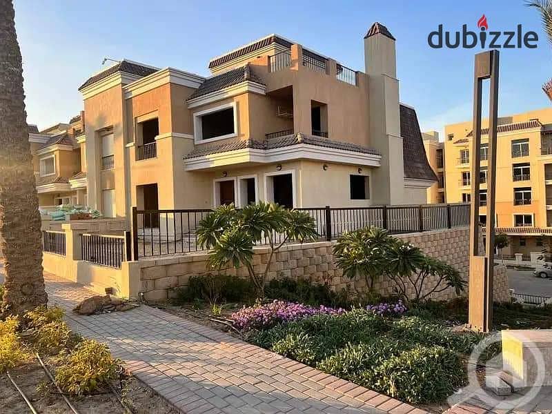 Apartment for sale, 155 meters, very special location, with a 10% DP over the longest payment plan, in New Cairo, near madinty in Sarai compound 2