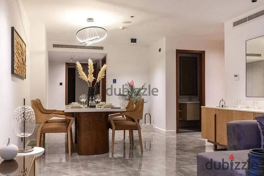 شقة تشطيب فندقي بالتكييفات بجوار سيتي سنتر الماظة للبيع فـي ماريوت ريزديزنس Marriott Residence Heliopolis مصر الجديدة 7