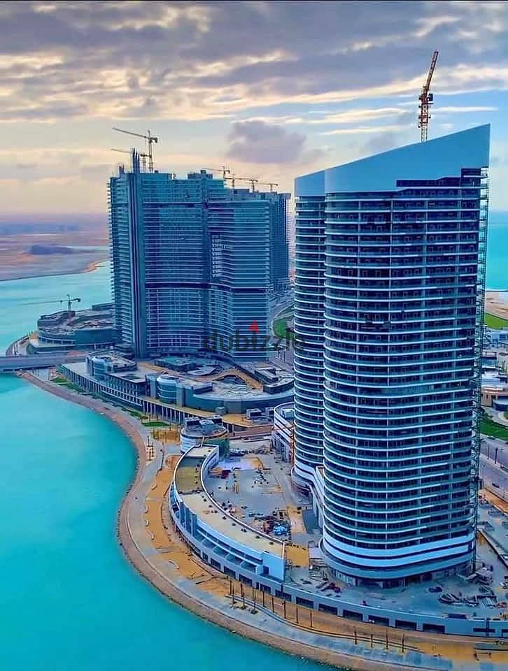 شقة فندقية استلام فوري صف اول علي البحر بالعلمين/ Service apart ready to move finished sea view 15