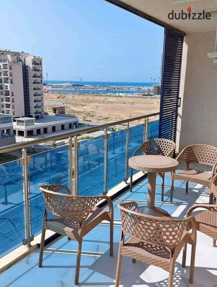 فيلا للبيع تشطيب كامل تري البحر امام ابراج العلمين/Villa for sale finished sea view alamein towers 5