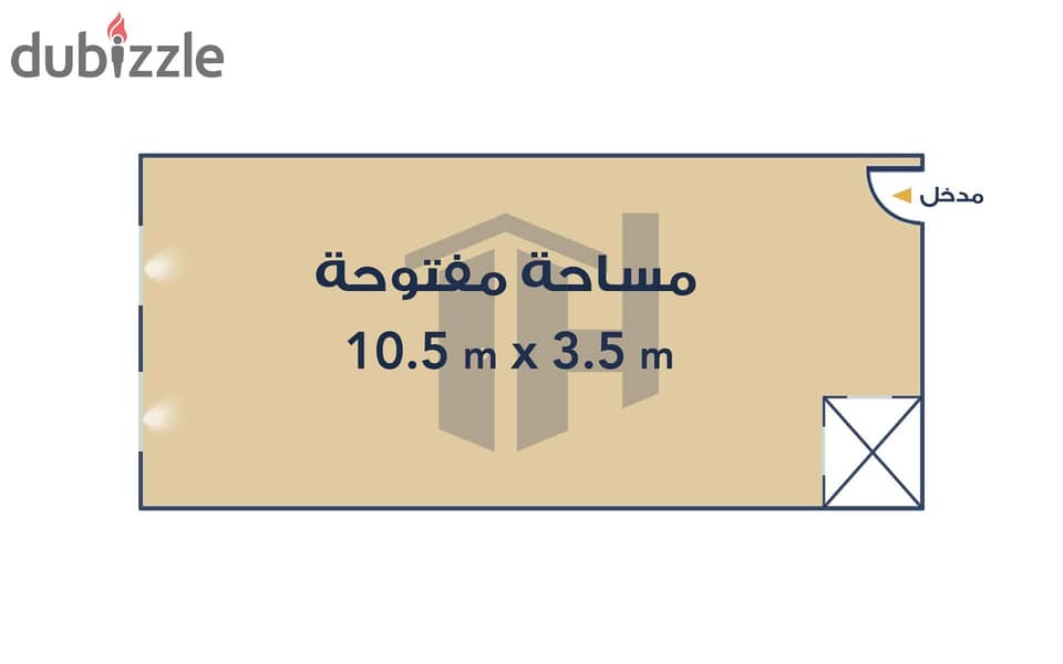 مقر إداري للبيع 48م ( الحى المالى خطوات من البورصة - مول براند ) العاصمة الإدارية الجديدة 4