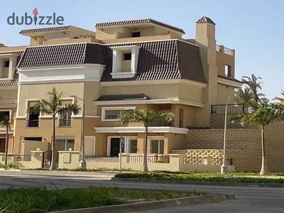 Villa shot in installments in Saray Sur F Sur compound with Madinaty