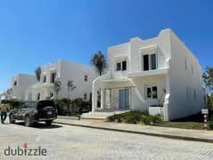 شالية للبيع فيو بحر122م متشطب بالكامل في الساحل الشمالي راس الحكمة جيفيراFully Finished Chalet for sale 122m sea view North Coast Ras El Hikma Jefaira 0