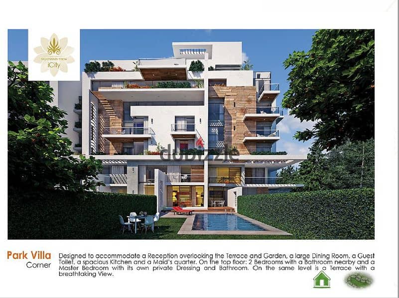 mountain view i city new cairo   Park villa for sale 2