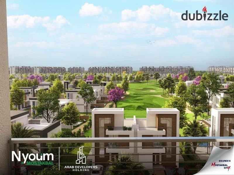 Resale apartment in Nyoum Mostakbal Compound Distinctive view directly on the villas - Ready To Move 8