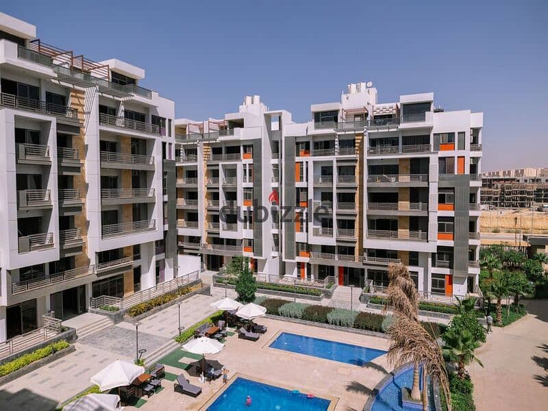 Apartment for sale in Fifth Settlement, Golden Square Icon Compound with only 15% down payment A distinctive view of the landscape 20