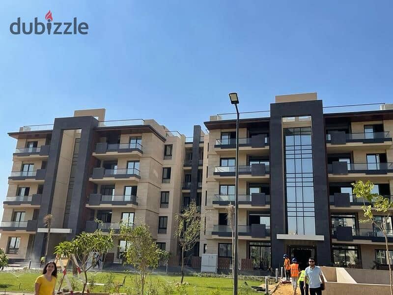 Apartment with roof for sale in Azad Compound in Fifth Settlement | Ready To Move  with view on the landscape -  4/3 finishing 14