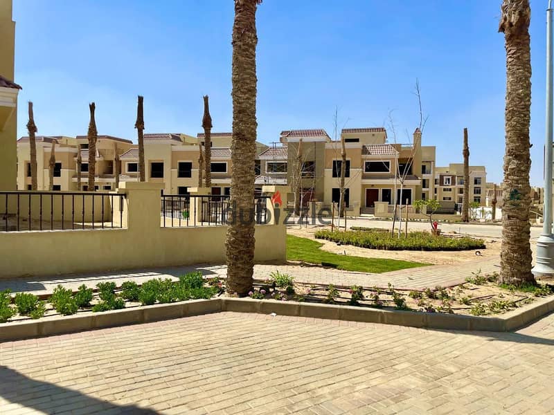 Villa for sale, corner, at a snapshot price, inside the Sarai Compound, directly on the Suez Road, with a private garden, sea view 7