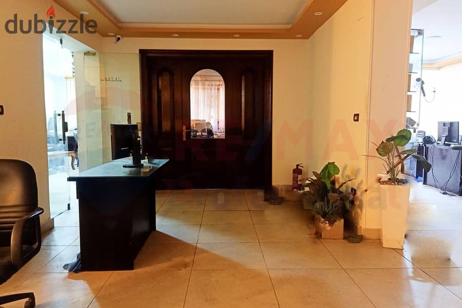 Administrative headquarters for rent furnished 200 m Roushdy (directly on Abu Qir Street) 2