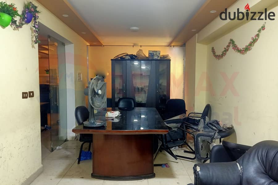 Administrative headquarters for rent furnished 200 m Roushdy (directly on Abu Qir Street) 6