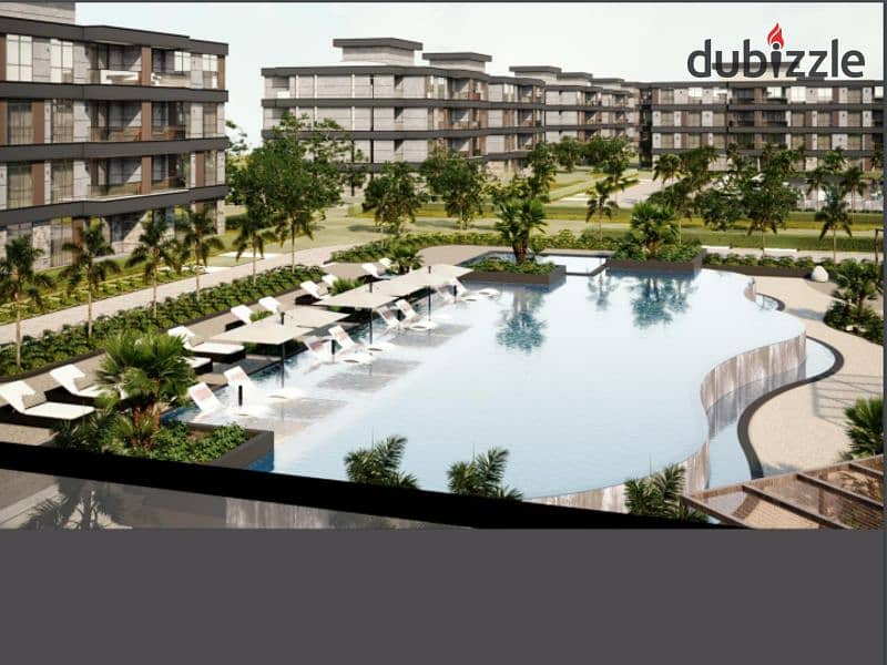 Apartment with garden for sale in New Zayed in Dejoya Compound 5% down payment only In installments over the longest payment plan 1