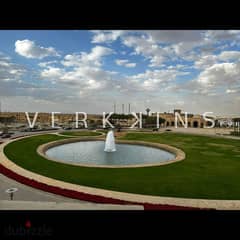 TWINHOUSE IN STREET OF DREAMS OVERVIEW FOUNTAIN IN UPTOWN CAIRO MOKATTAM CITY