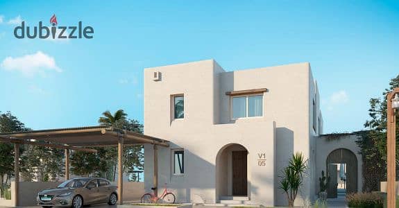 للبيع شاليه على البحر متشطب من بالم هيلز بأفضل فترة سداد بالساحل الشمالي / Palm Hills Hacienda west 4