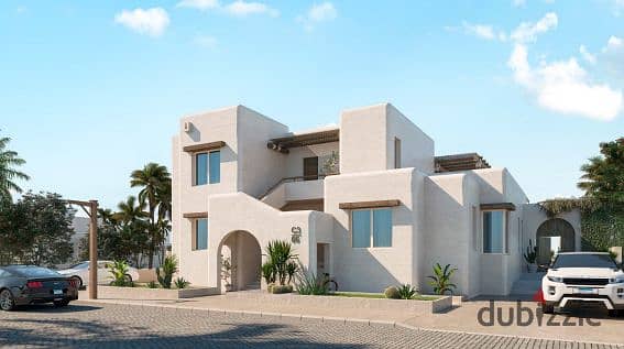 للبيع شاليه على البحر متشطب من بالم هيلز بأفضل فترة سداد بالساحل الشمالي / Palm Hills Hacienda west 5