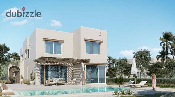 للبيع شاليه على البحر متشطب من بالم هيلز بأفضل فترة سداد بالساحل الشمالي / Palm Hills Hacienda west 10