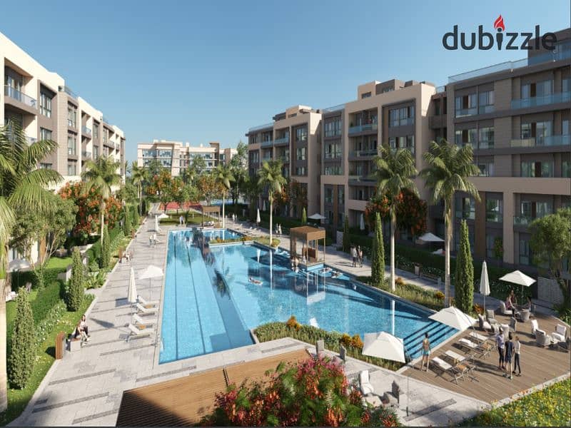 Apartment 205 meters for sale in Azad Compound in the heart of Fifth Settlement | Ready To Move 4/3 finishing | view of the landscape and swimming poo 8