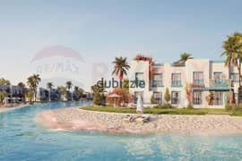 Own a duplex beach house villa overlooking the largest lagoon in the heart of Ras El Hekma 0