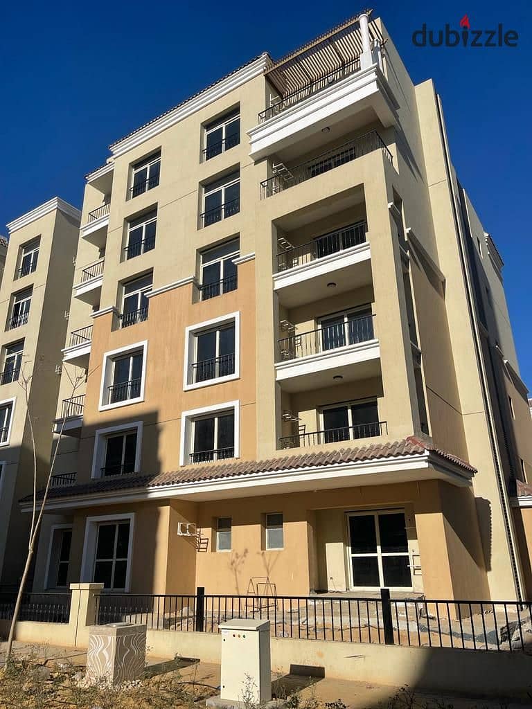 Apartment for sale, 182 sqm, immediate receipt, Saray Mostakbal City Compound, Double View, Garden 0