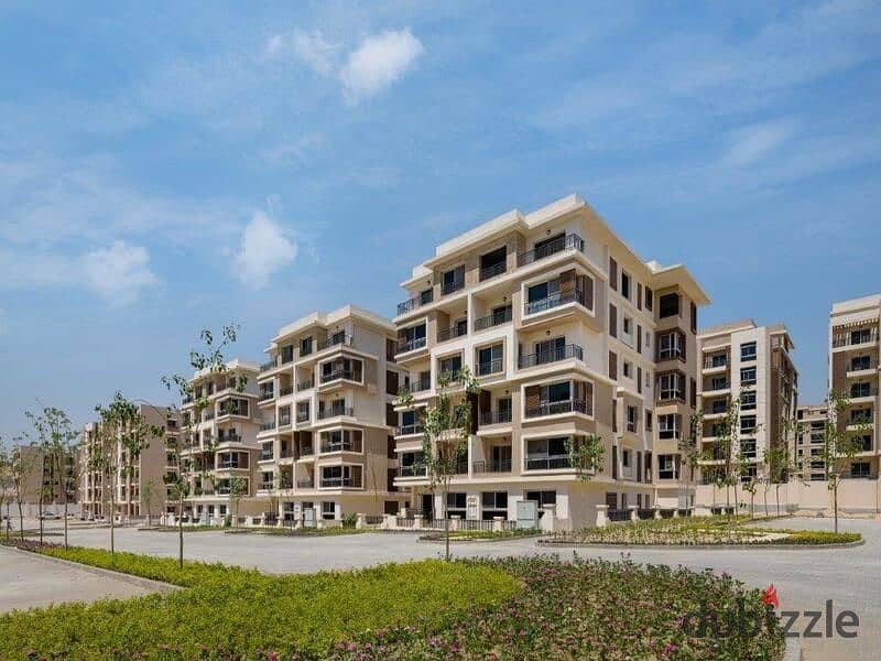 Apartment with garden for sale in Sarai Compound in New Cairo 42% cash discount and cash price installment over the longest payment plan 5