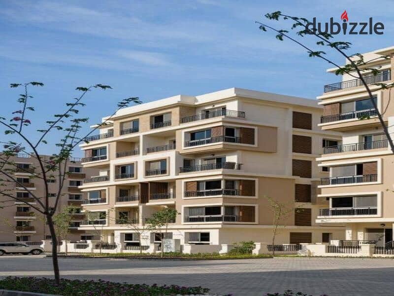 With a 5% down payment, an apartment in a garden in Sarai Compound 42% cash discount and cash price installment over the longest payment plan 17