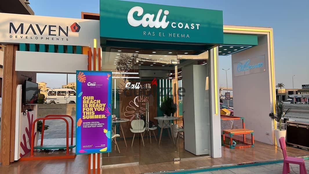 شالية للبيع بالساحل الشمالى بقرية كالى كوست بالتقسيط على 9 سنوات Cali coast 3