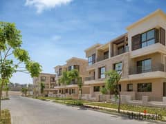 With a5% down payment, an apartment for sale in Sarai Compound in New Cairo 42% cash discount and cash price installment over the longest payment plan 0