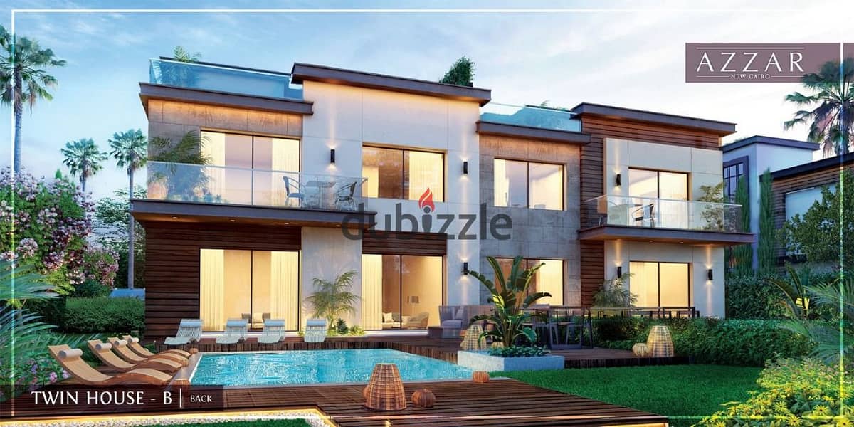 Townhouse for sale resale in Azzar 2 infinity compound New Cairo at a bargain price 3