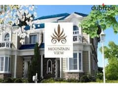 I Villa Garden With down payment and installments with prime location for sale in mountain view 1.1 new cairo