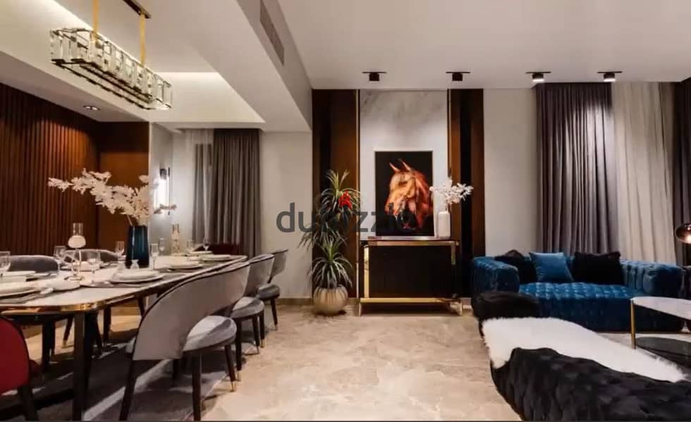 للبيع توين هاوس مفروش اب تاون كايرو موقع مميز Uptown Cairo, 7