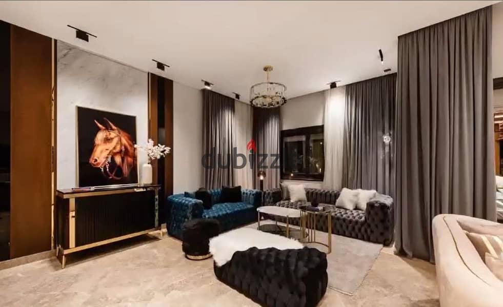 للبيع توين هاوس مفروش اب تاون كايرو موقع مميز Uptown Cairo, 17