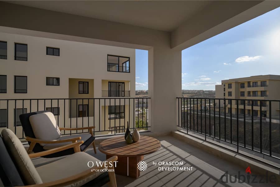 apartment for sale in O west best price ever installments 7