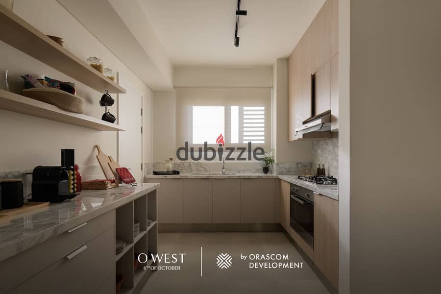 apartment for sale in O west best price ever installments 8