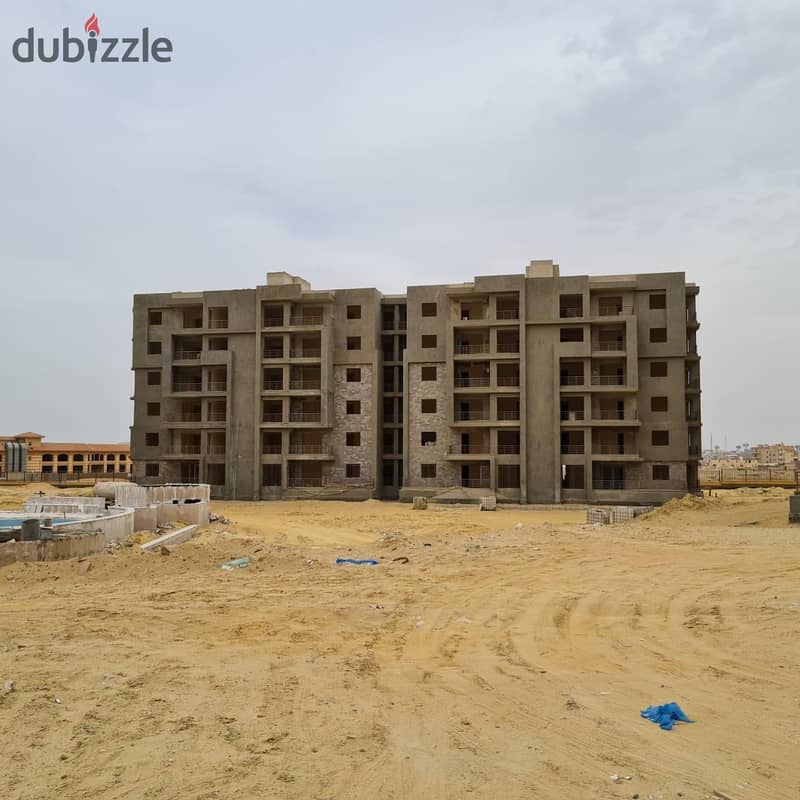 For sale, a 150-square-meter apartment with a fully finished garden, in installments, to be delivered in one year, Bliss Gate, next to Village West Za 6