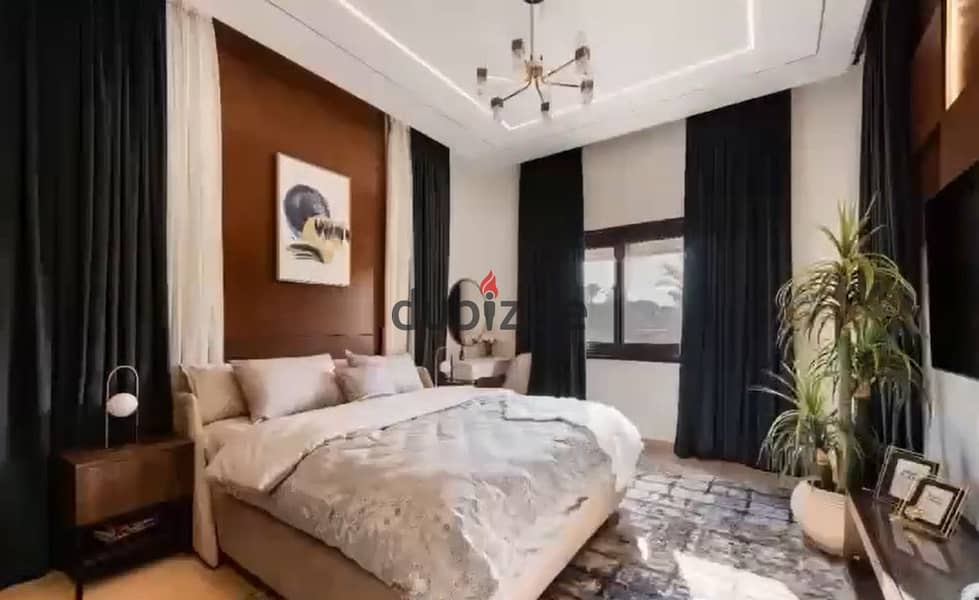 Twin house for sale furnished and ACS Uptown Cairo Emaar 8