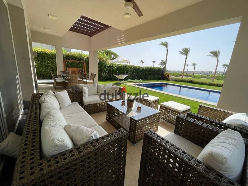 فيلا مستقله للبيع بالفرش Hacienda bay الساحل الشمالي بسعر مميز 6