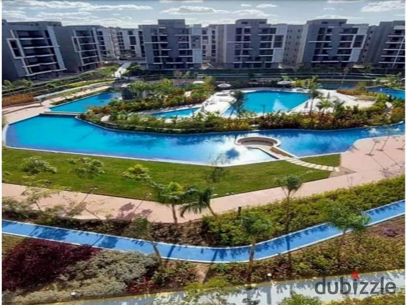 With only 10% down payment, an apartment with a garden, Ready To Move , in Sun Capital Compound in the heart of October | View on the landscape 10